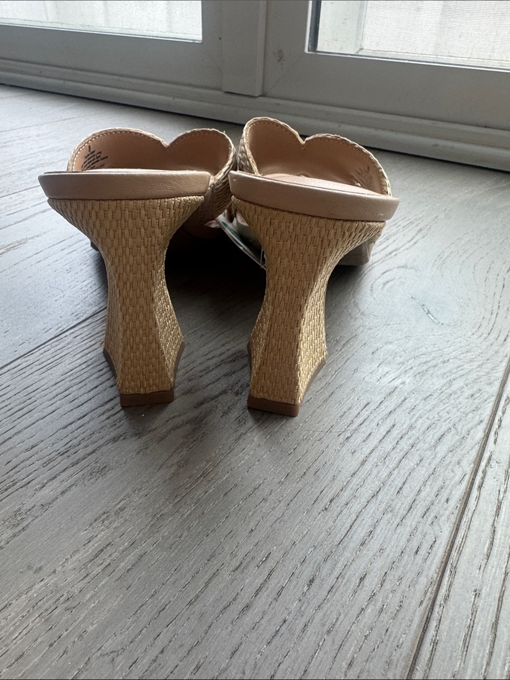 A New Day Raffia Beige Braided Knotted Block mule - Women - Picture 4 of 4